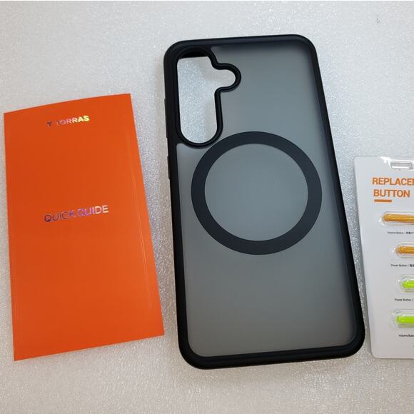 TORRAS Magnetic Shockproof Case For Samsung Galaxy S25 Black. SGS25.BLK - Picture 4 of 11